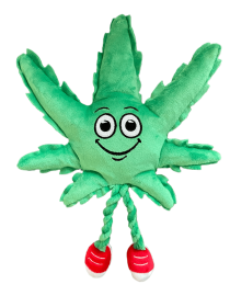 MJ the Weed Leaf 420 Dog Toy