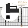 12 Panels Heavy Duty Metal Playpen with door,39.37"H Dog Fence Pet Exercise Pen for Outdoor