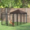 Dog Kennel Outdoor for Large and Medium Dogs, 9.3' x 4.6' x 5.2'