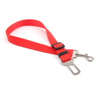 Fixed Strap Polyester Dog Strap Dog Leash Dog Leash (Option: 70cm-Red)