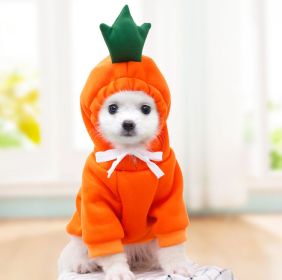 Dog Autumn And Winter Clothing Small And Medium Dog Love Two Legged Cat Cute Pet Clothing (Option: 3 Style-XS)