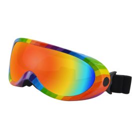 Cat Windproof Glasses Outdoor Pet Cool Sunglasses (Option: Rainbow frame)