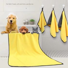 Dog Towels For Drying Dogs Drying Towel Dog Bath Towel, Quick-drying Pet Dog And Cat Towels Soft Fiber Towels Robe Super Absorbent Quick Drying Soft M (Option: 70x140CM)