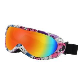 Cat Windproof Glasses Outdoor Pet Cool Sunglasses (Option: Pink purple frame)