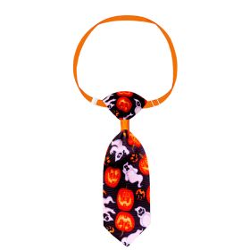 Halloween Dog Accessoires Small Dog Bow Tie Skull Pet Supplies Dog Bows Pet Dog Bowtie/ Neckties Small Dog Hari Bows (Style: 9)